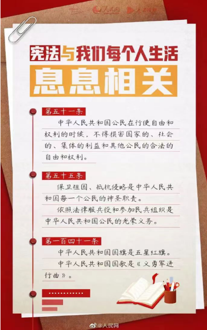 憲法宣傳周 | 普及憲法知識，弘揚憲法精神